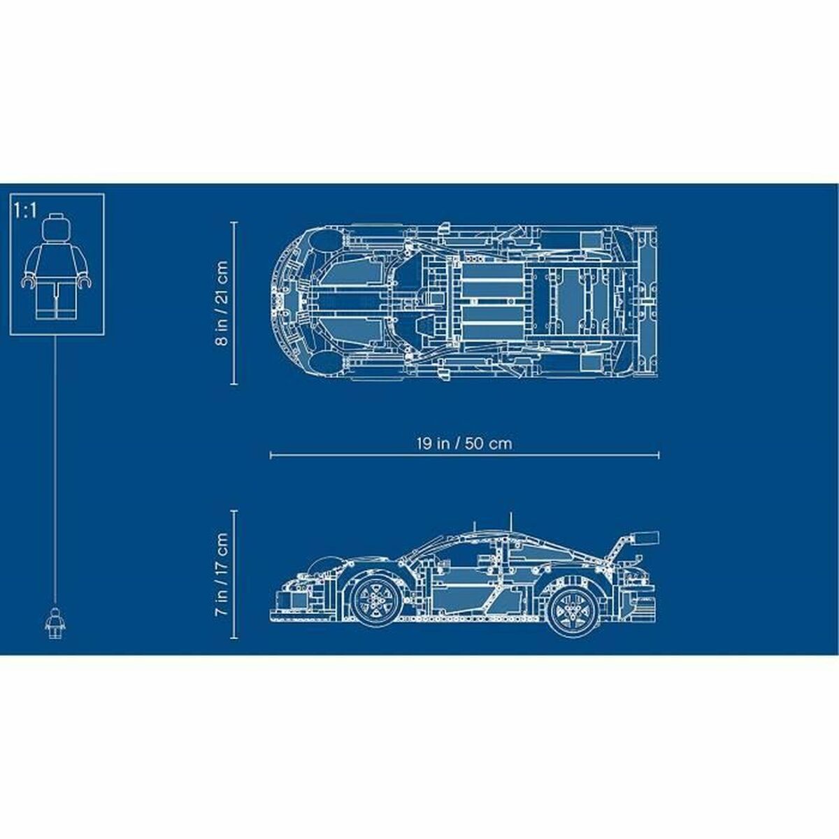 Statybos rinkinys   Lego Porsche 911 RSR